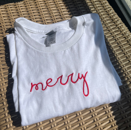 Merry Embroidered Shirt