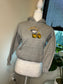 Snoopy Embroidered Hoodie Kids S Gray CLEARANCE