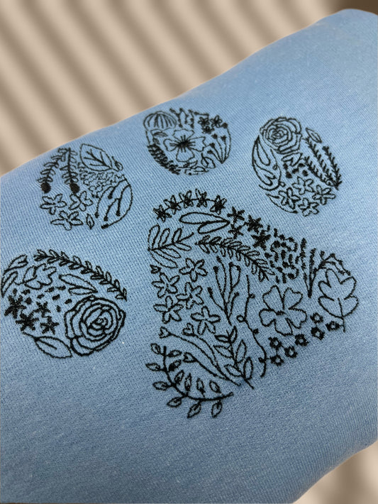 Floral Paw Print